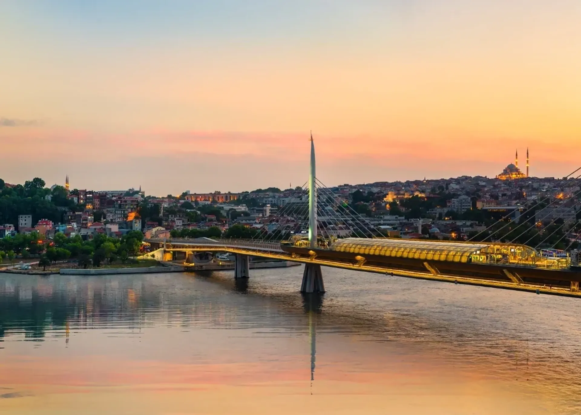 Golden Horn & Bosphorus Sunset Cruise with Audio Guide