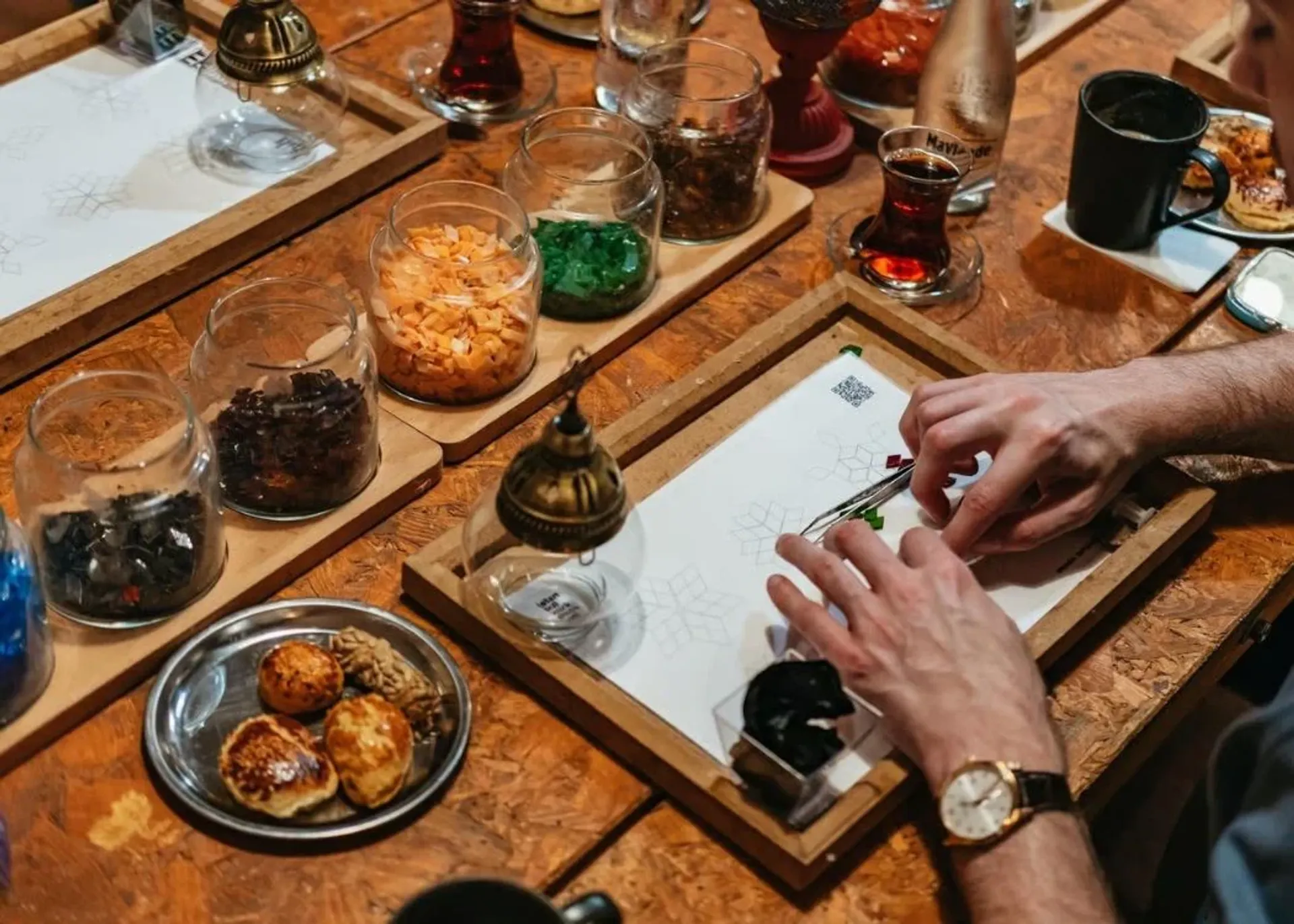 Traditional Turkish Mosaic Lamp Workshop