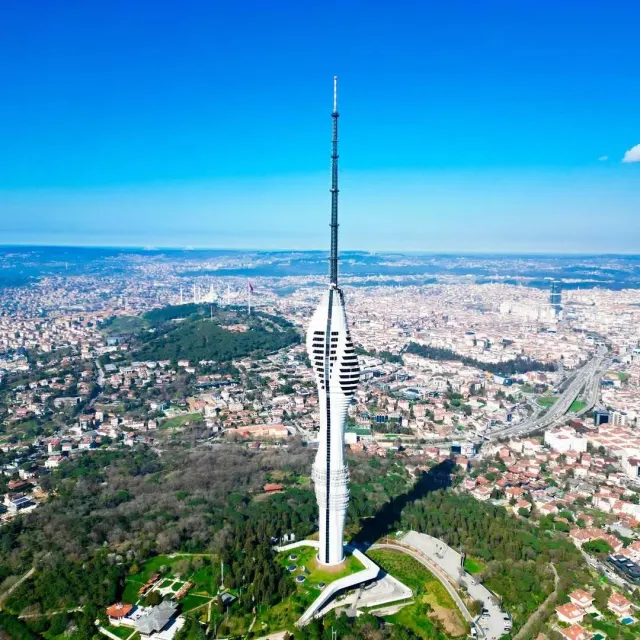 Camlica Tower Observation Deck Entry Ticket with Audio Guide