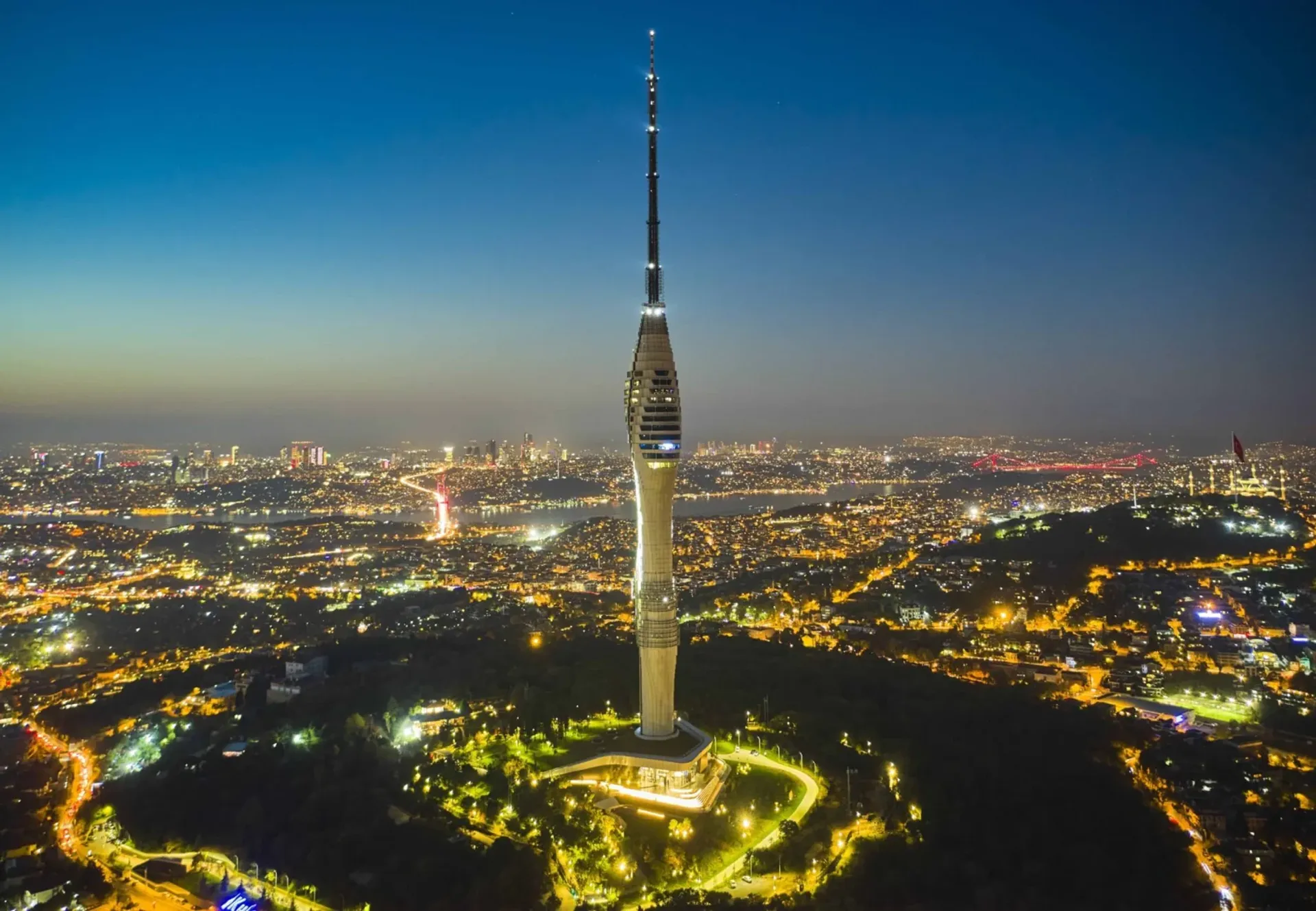 Camlica Tower Observation Deck Entry Ticket with Audio Guide