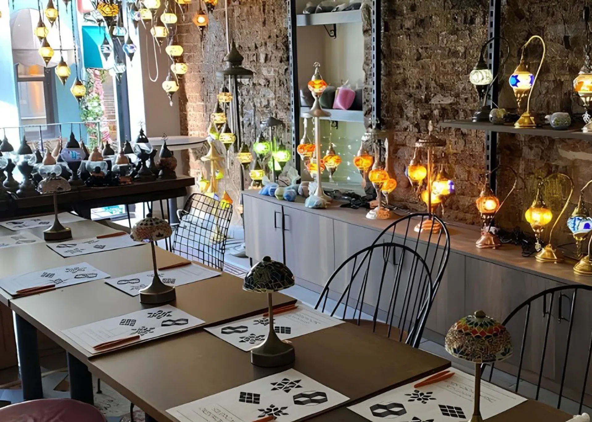 Traditional Turkish Mosaic Lamp Workshop